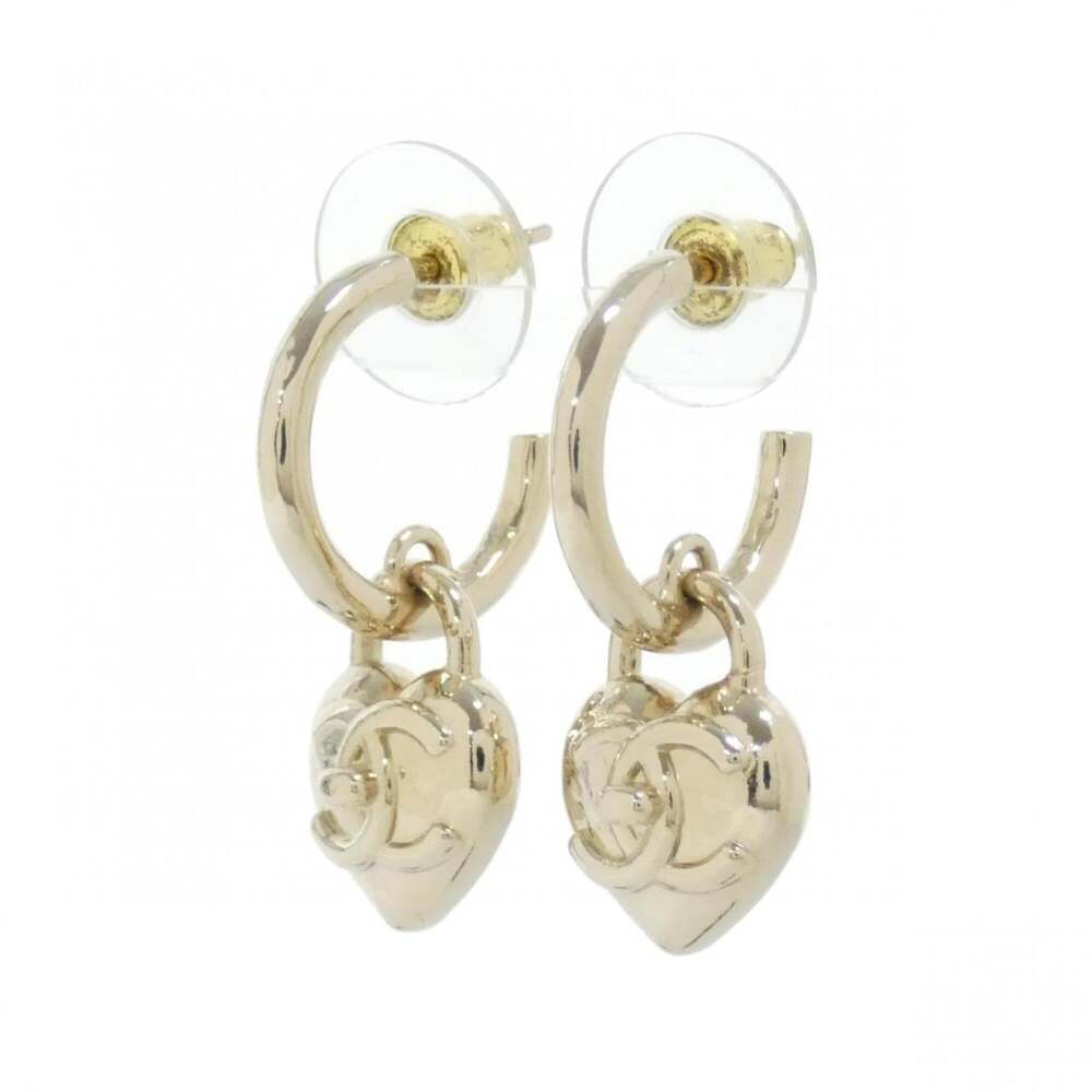 Chanel Earrings Gold-Tone Metal #256785C10B - Picture 2 of 3